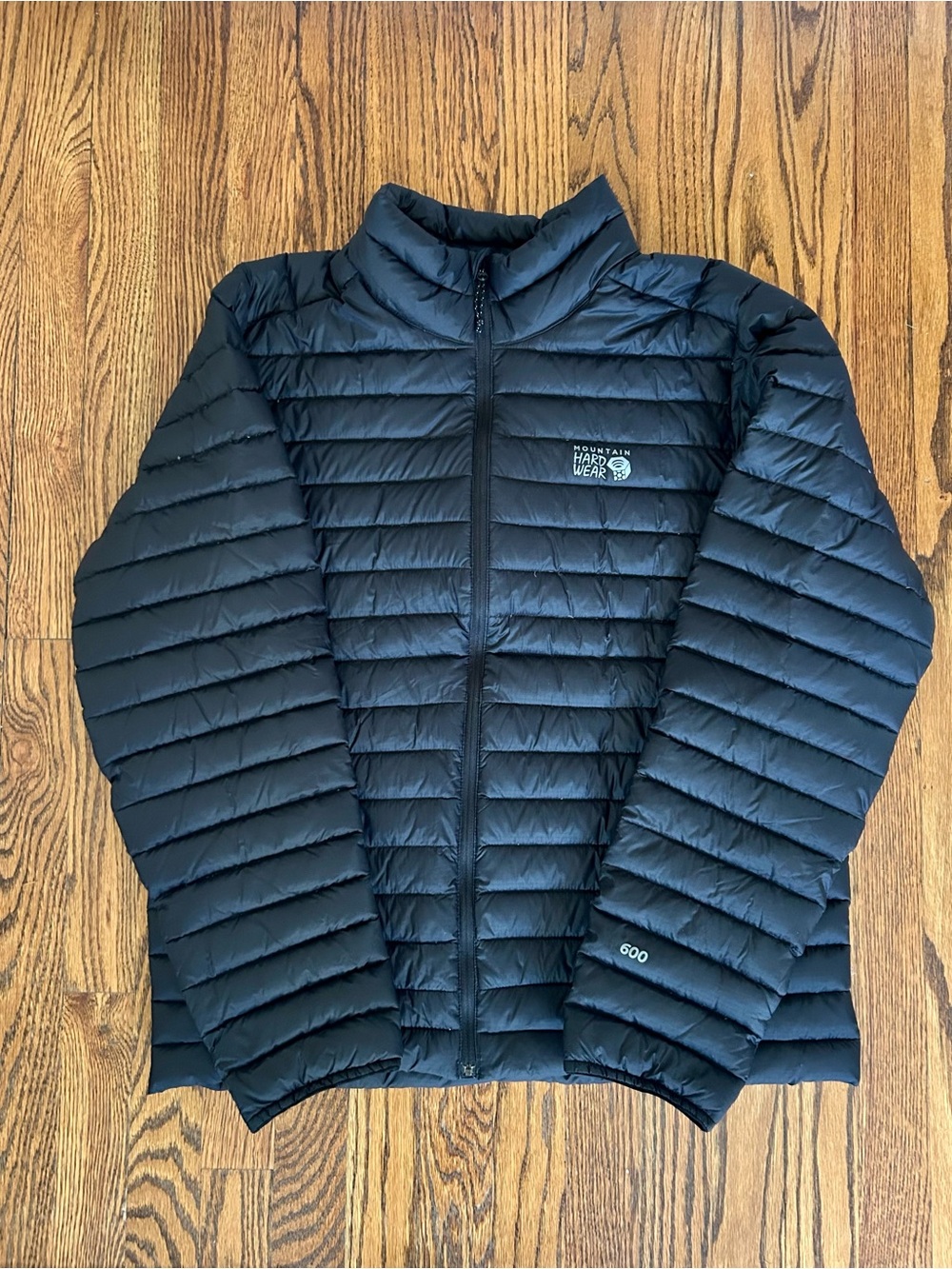 Mountain Hardwear Men’s Black Quilted 600-Fill Puffer Jacket